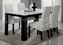 Pisa Eettafel Black White