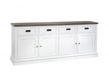 Miles Lamulux Dressoir Groot 4 Drs. met 4 Laden 