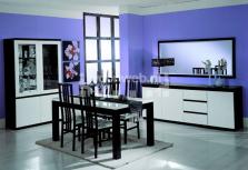 Woonkamer Roma Black White