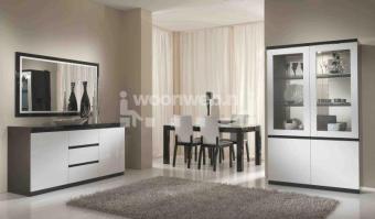 Woonkamer Roma Black White