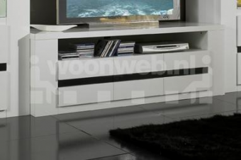 Tania TV-Kast White Black